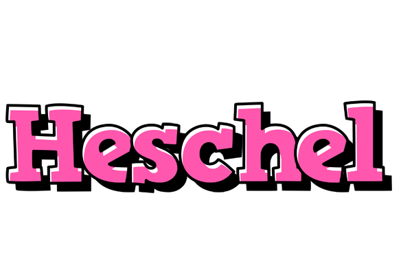 Heschel girlish logo