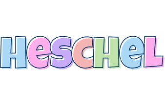 Heschel pastel logo