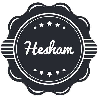 Hesham badge logo