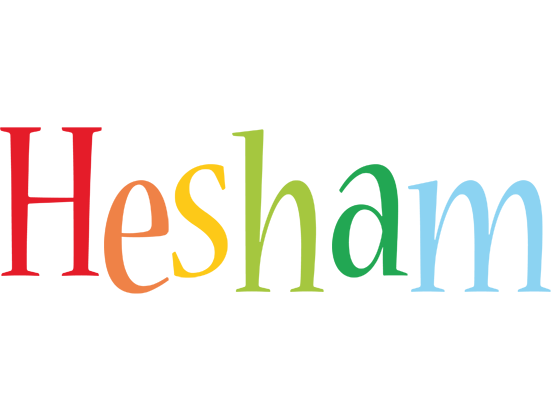 Hesham birthday logo