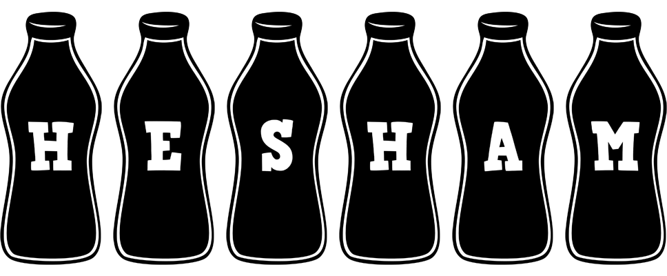 Hesham bottle logo