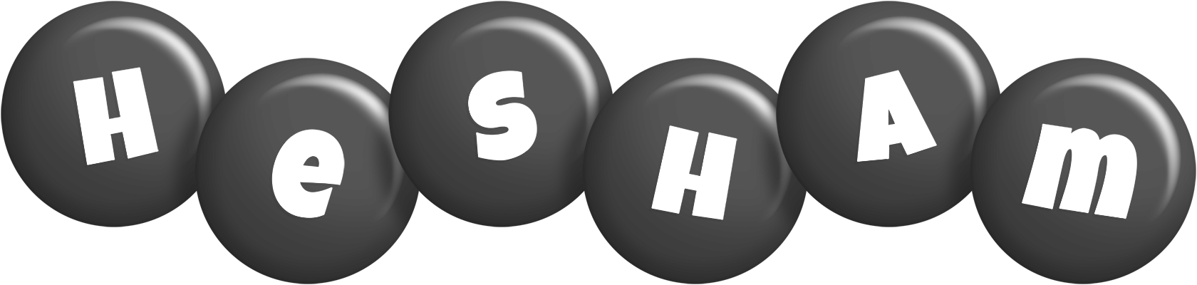Hesham candy-black logo