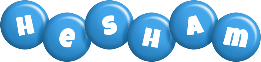 Hesham candy-blue logo