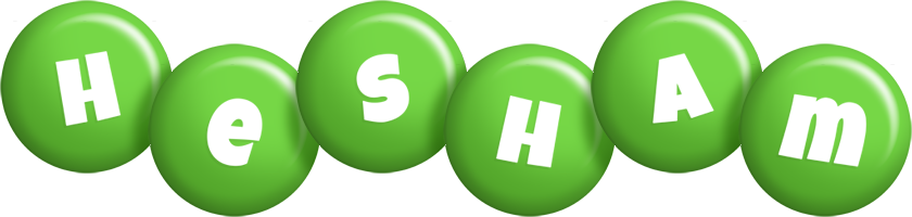 Hesham candy-green logo