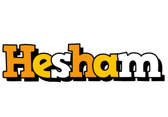 Hesham cartoon logo