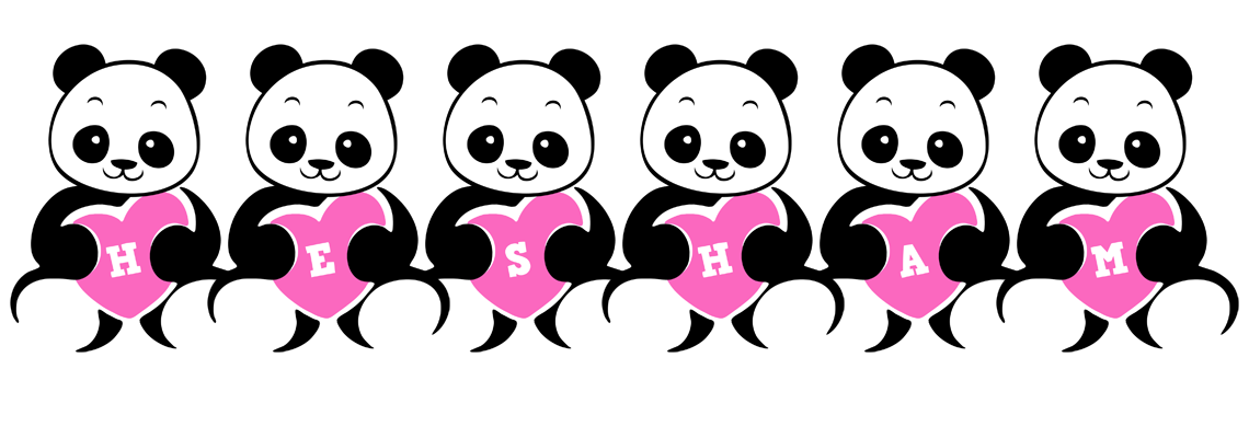 Hesham love-panda logo