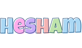 Hesham pastel logo