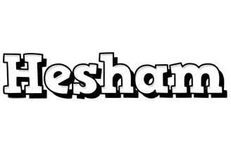 Hesham snowing logo