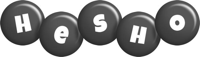 Hesho candy-black logo