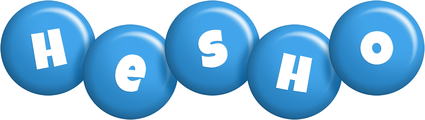 Hesho candy-blue logo