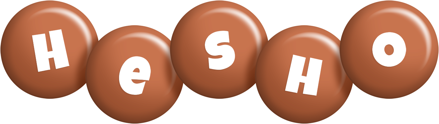 Hesho candy-brown logo