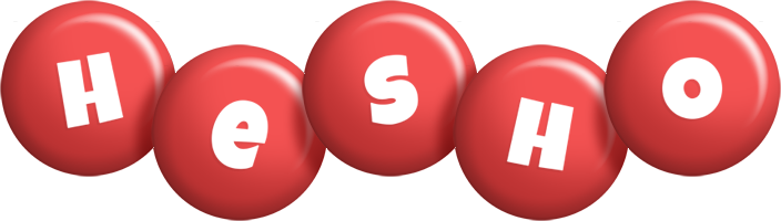 Hesho candy-red logo