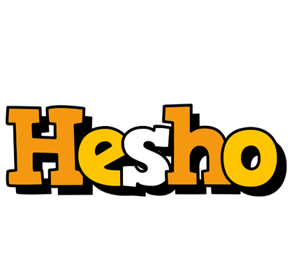 Hesho cartoon logo