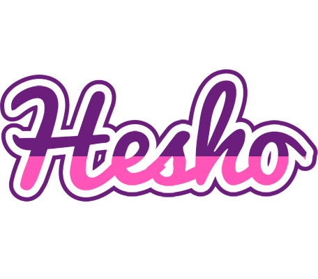 Hesho cheerful logo