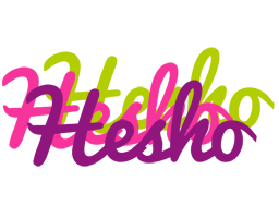 Hesho flowers logo