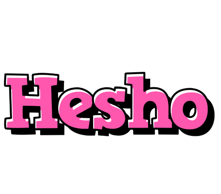 Hesho girlish logo
