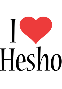 Hesho i-love logo
