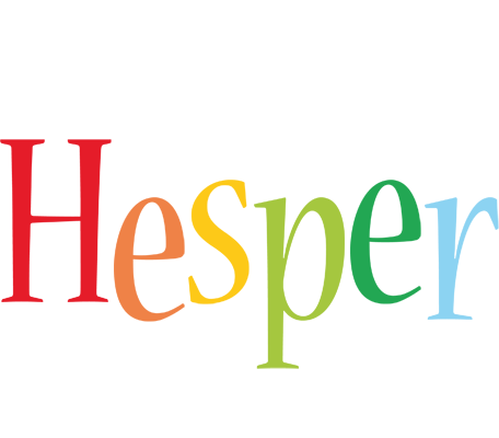 Hesper birthday logo