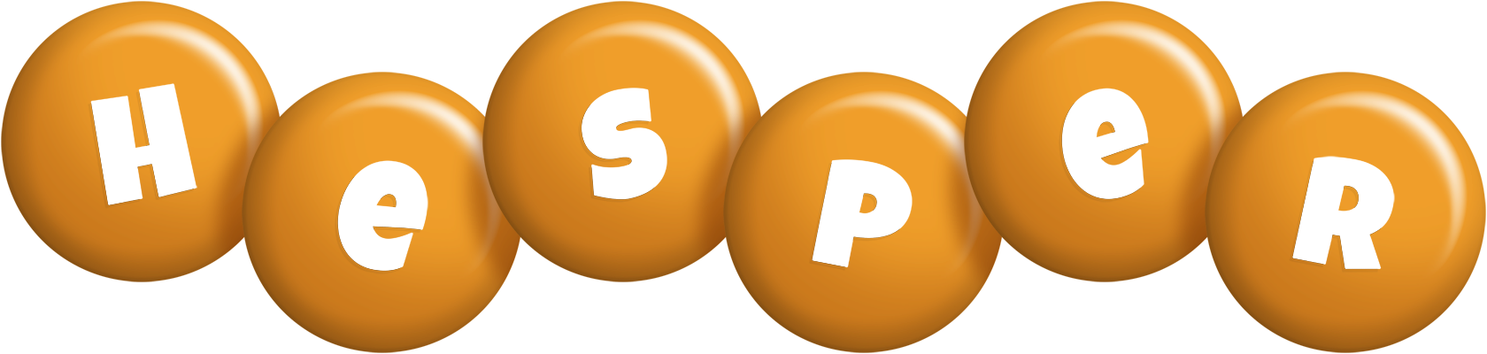 Hesper candy-orange logo