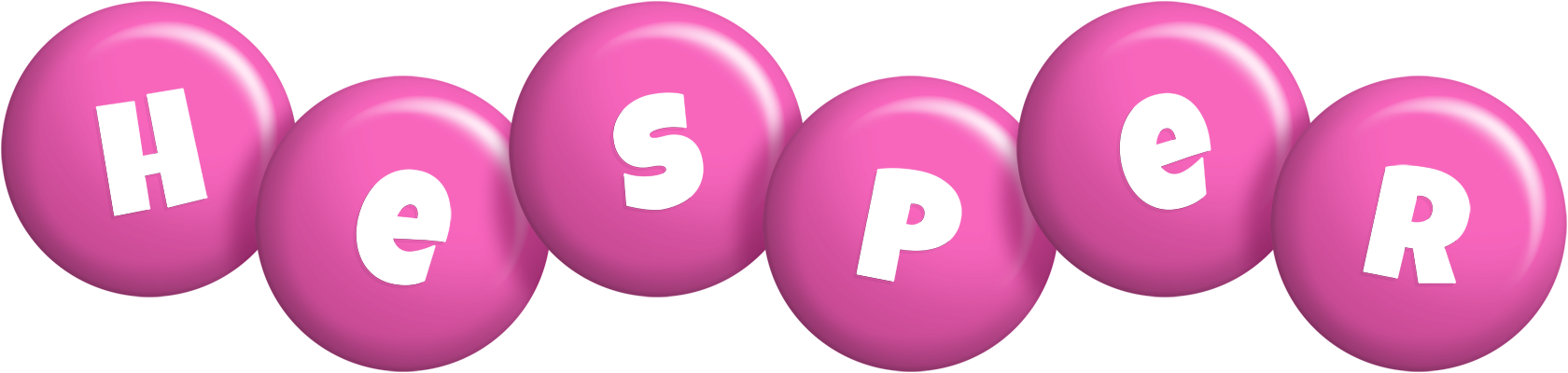 Hesper candy-pink logo