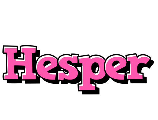 Hesper girlish logo