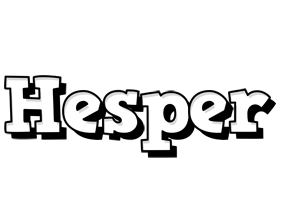 Hesper snowing logo