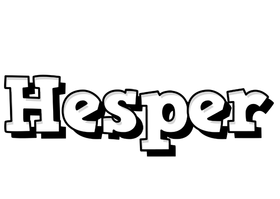 Hesper snowing logo