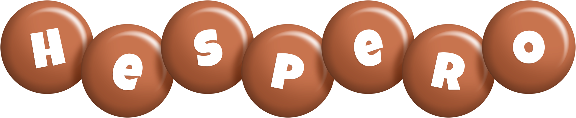Hespero candy-brown logo