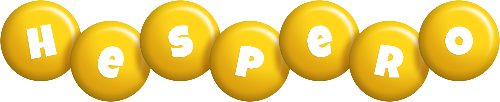 Hespero candy-yellow logo