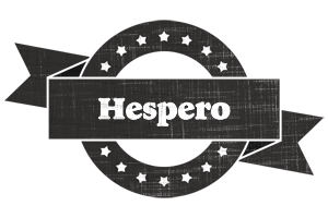 Hespero grunge logo