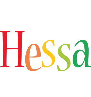 Hessa birthday logo