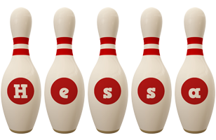 Hessa bowling-pin logo