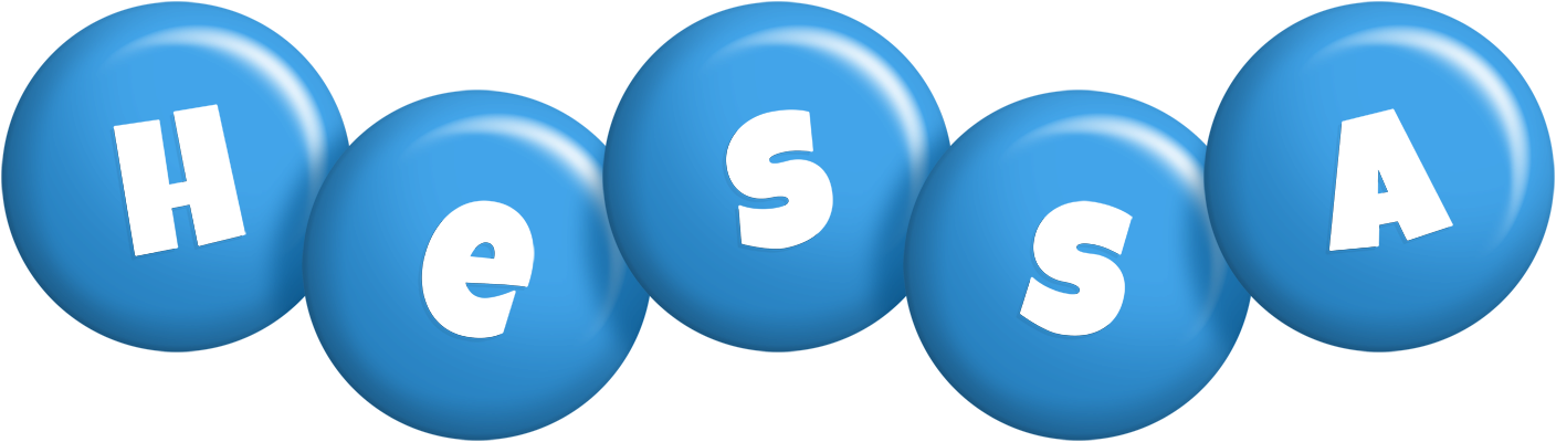 Hessa candy-blue logo