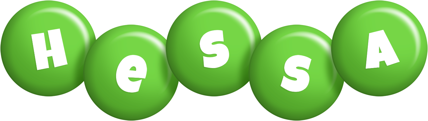 Hessa candy-green logo