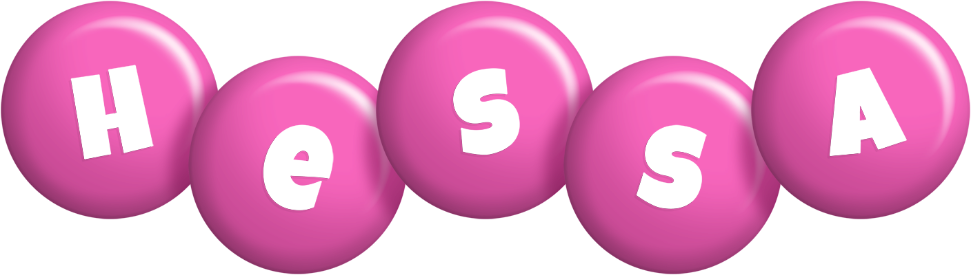 Hessa candy-pink logo