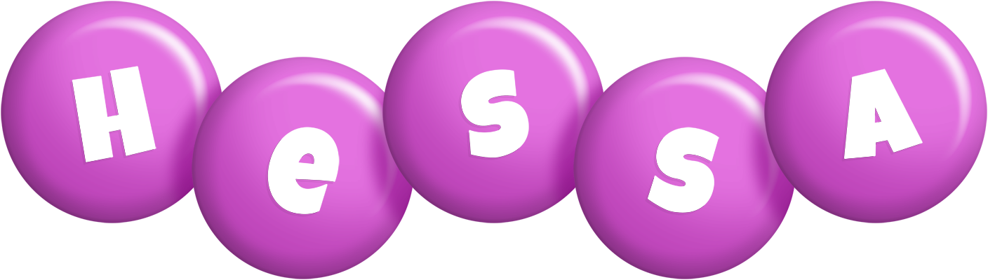 Hessa candy-purple logo