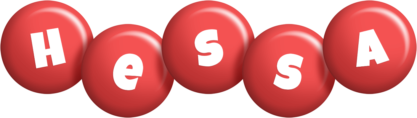 Hessa candy-red logo