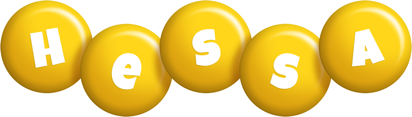 Hessa candy-yellow logo