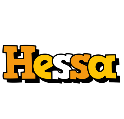 Hessa cartoon logo
