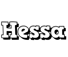 Hessa snowing logo