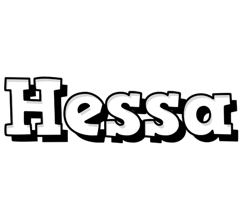 Hessa snowing logo