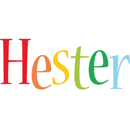 Hester birthday logo