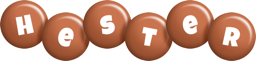 Hester candy-brown logo