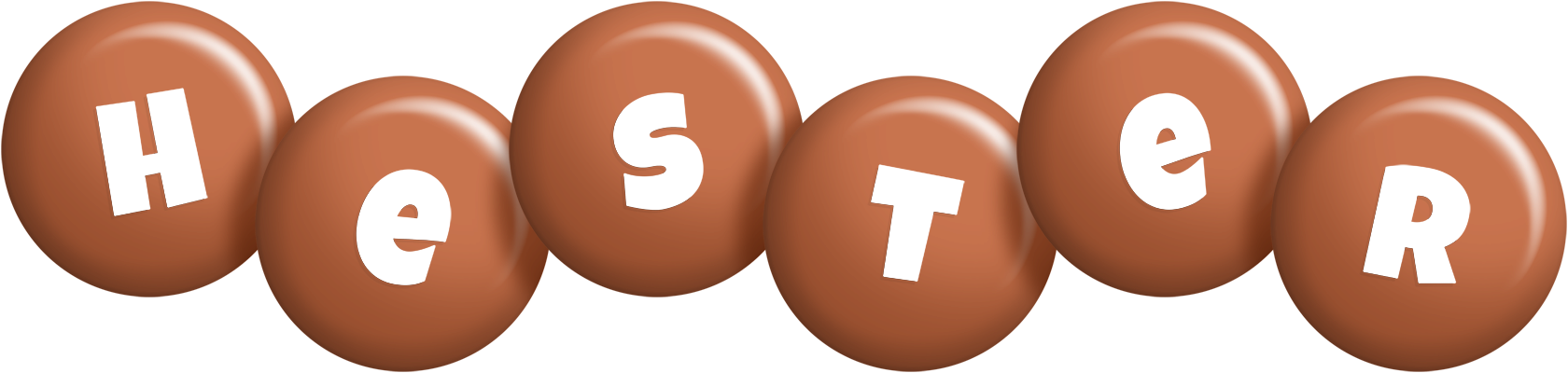 Hester candy-brown logo