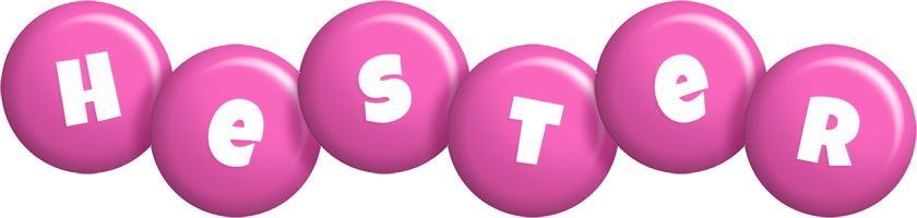 Hester candy-pink logo