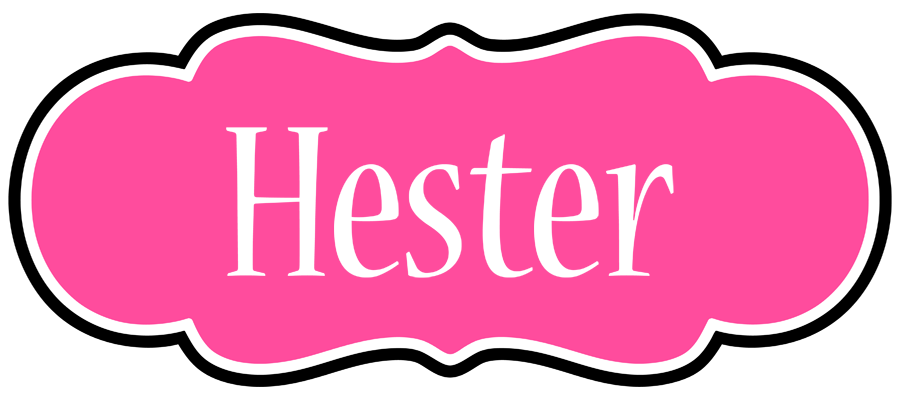 Hester invitation logo