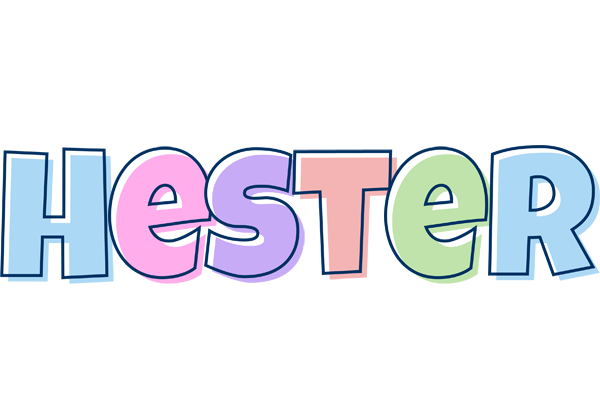Hester pastel logo