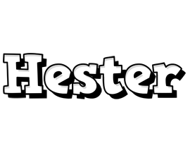 Hester snowing logo