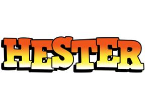 Hester sunset logo