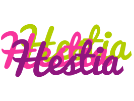 Hestia flowers logo